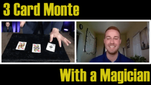 David Ranalli shows how magicians play 3 Card Monte on Zoom