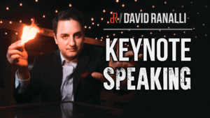 Keynote Speaker Magician David Ranalli Communication Speaking Persuasion Influence