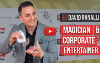 Watch Corporate Magician David Ranalli's demo video. He is a nationally touring magician, speaker, and emcee for events in Chicago, Indianapolis, Las Vegas, Orlando, New York, Philadelphia and More
