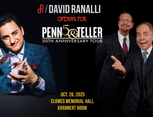 TOUR // David Ranalli to Open for Penn & Teller Oct 26, 2025