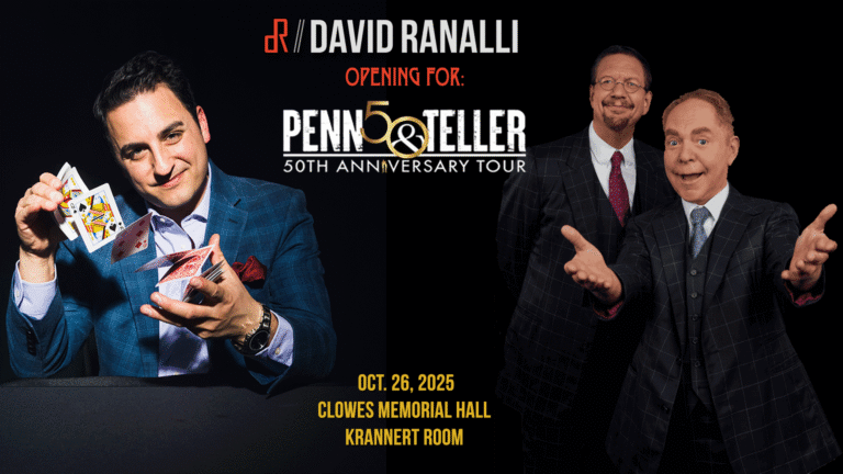 Pre-show Magic for Penn & Teller