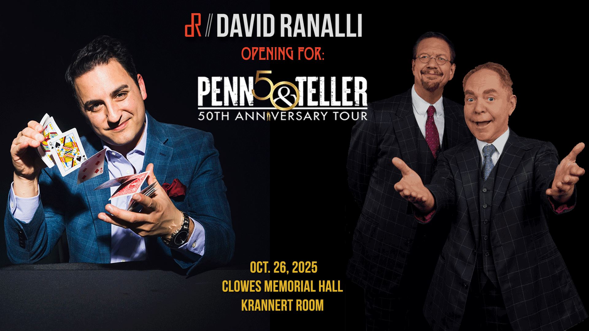 David Ranalli opening for Penn and Teller