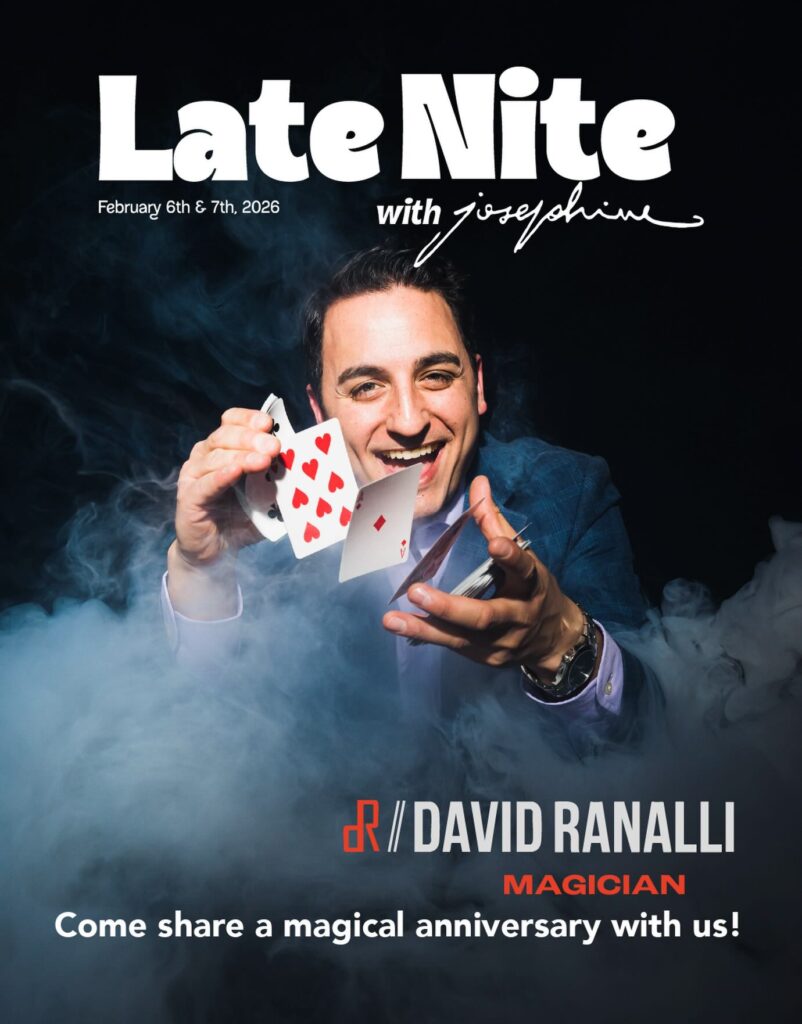 Magician David Ranalli at Josephines Carmel IN