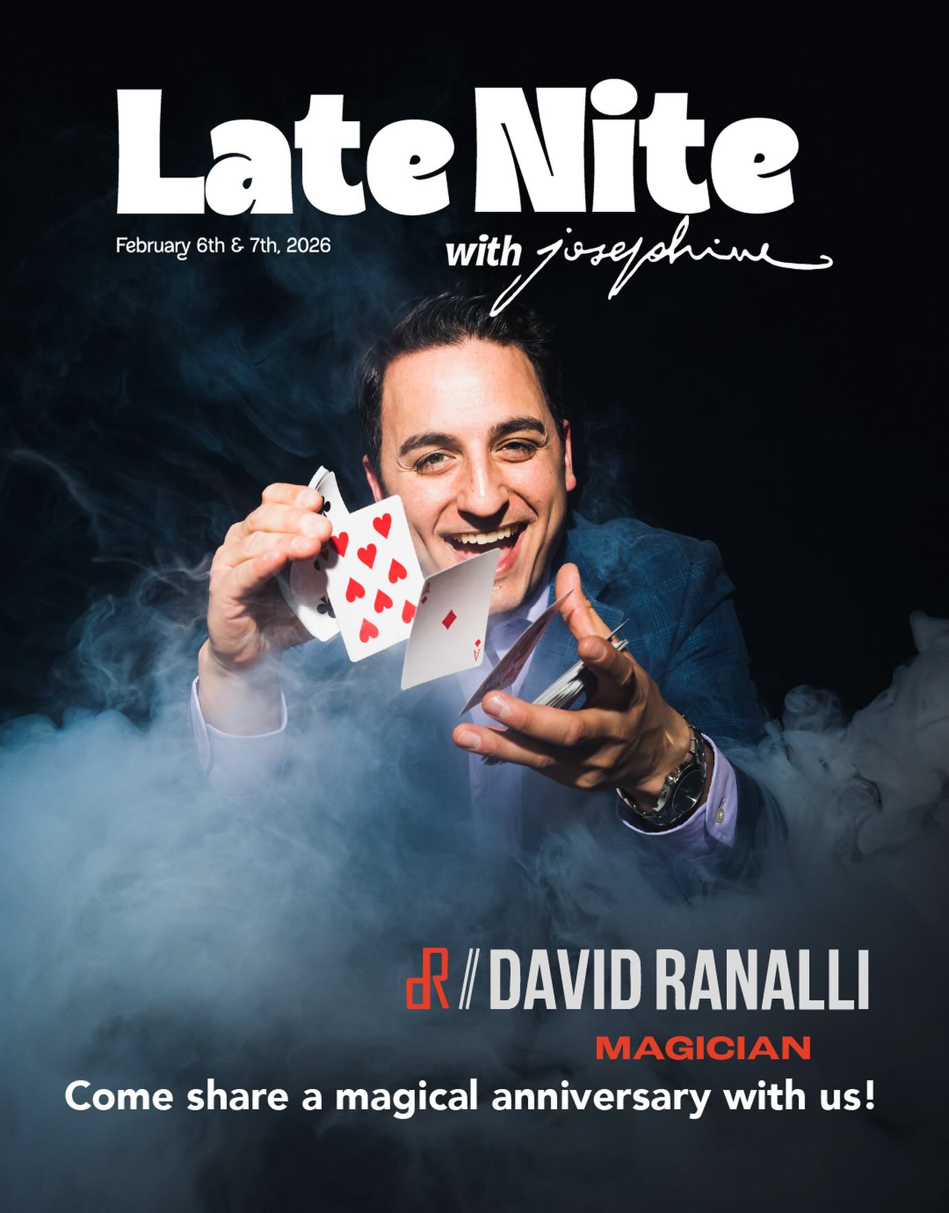 Magician David Ranalli at Josephines Carmel IN